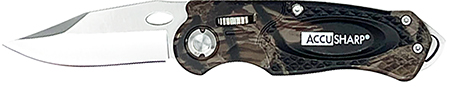 FPI 704C  ACCUSHARP FOLDING SPORT KNIFE CAMO
