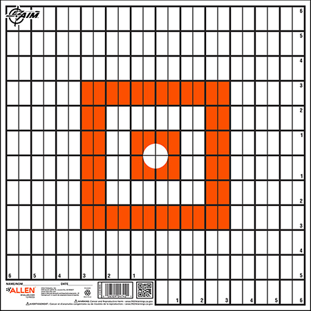 ALLEN 15495  EZ AIM PAPER GRID TRGT 12X12 12 PA