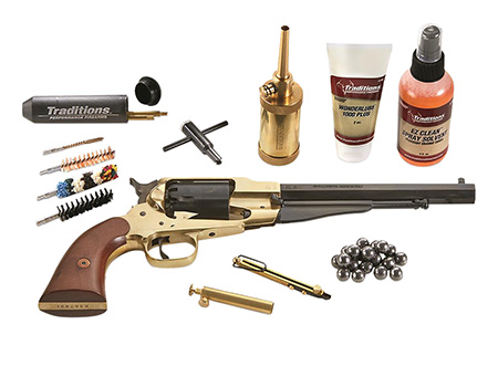 1858 ARMY .44 BL/WD PKG BRASS