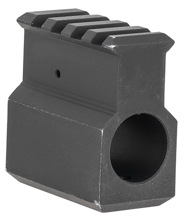 LBE .750 GAS BLOCK W/RAIL BLK