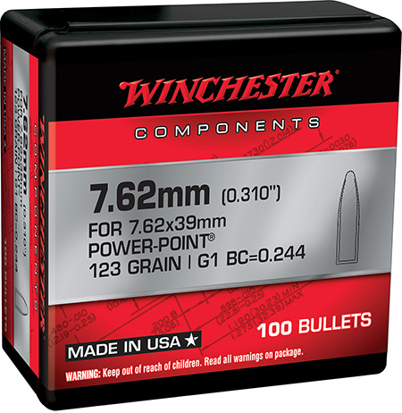 BULLETS 7.62 NATO P123 GR PP 100 COUNT