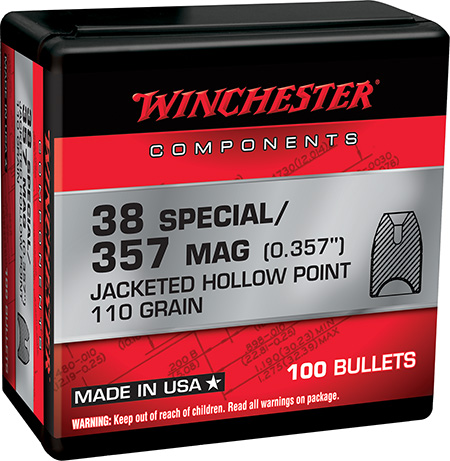 WIN WB38HP110X     BUL 38SP   110 JHP RETL  100/10