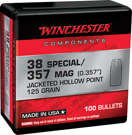 WIN WB38HP125X     BUL 38SP   125 JHP RETL  100/10