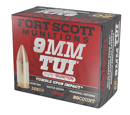 9mm Subsonic SCS TUI 125gr 20/Bx