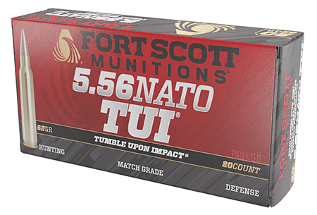 5.56x45mm SCS TUI 62gr 20/Bx