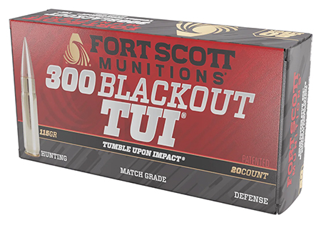 .300 BLK SCS TUI 115gr 20/Bx
