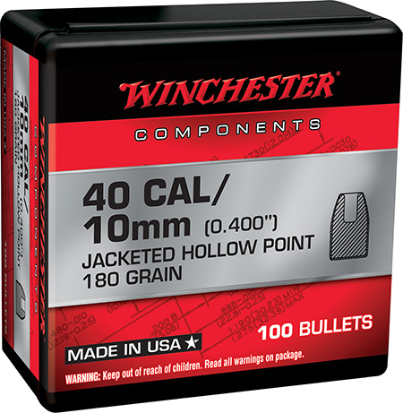 WIN WB40HP180X     BUL 40     180 JHP RETL  100/10