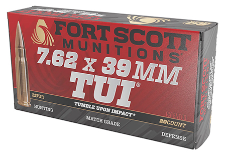 7.62x39mm SCS TUI 117gr 20/Bx