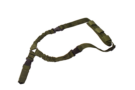RUKX GEAR TACTICAL SINGLE POINT BUNGEE SLING GREEN