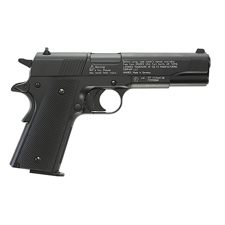 Umarex Colt Air Guns 2254000 1911 CO2 177 Pellet 8rd Black Polymer Grips-img-1