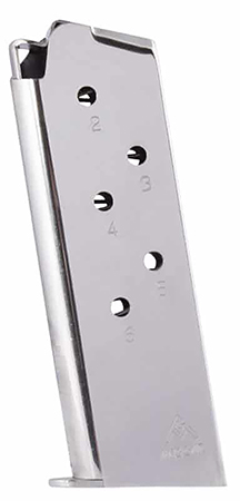 MEC-GAR MAG COLT OFFICER 45 6RD NKL
