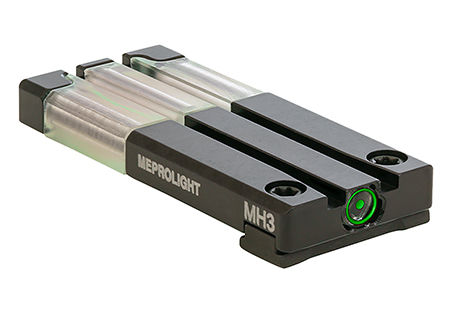 Fiber-Tritium Bullseye� Sight Glock MOS Rear Sight GREEN