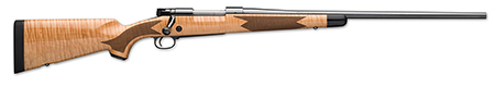 WINCHESTER  MODEL 70 SUPER GRADE MAPLE RIB 6.8WST 24" BBL BLUE AAA MAPLE STOCK 3/RD