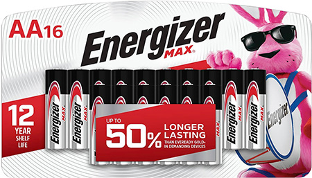 ENERGIZER E91LP-16   MAX AA-16