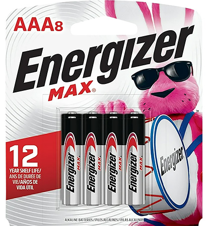 ENERGIZER E92MP-8    MAX AAA-8