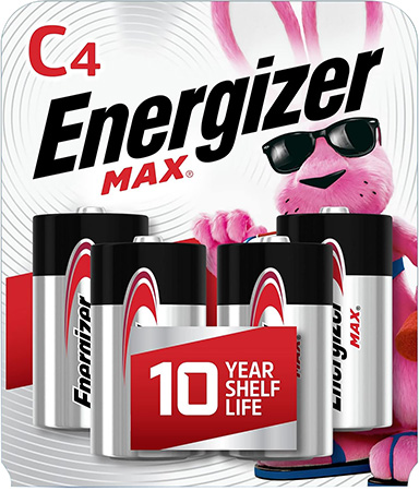 ENERGIZER E93BP-4    MAX C-4