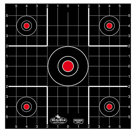 BIR 35270          DIRTYBRD 12"SIGHTIN TGT   100PK