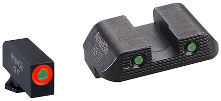AMERIGLO TROOPER NIGHT SIGHT SET GLOCK 42/43/43X/48 MOS COMPATIBLE ORANGE PRO-GLO FRONT