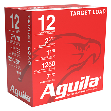 Aguila 12ga 2-3/4 1-1/8oz HDCP 1250fps #7.5 25/RD