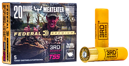 FEDERAL PREMIUM TURKEY 3RD DEGREE 20GA 3" 1-7/16OZ 5 6 7 SHOT AMMO 5RD