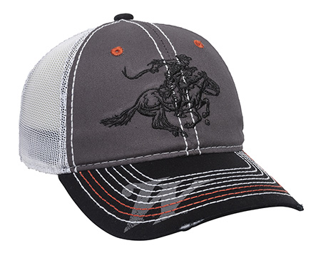 Outdoor Cap WIN35B Winchester Cotton Twill Black/Charcoal/White Unstructur-img-1