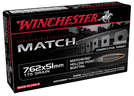 WIN MATCH 7.62X51 175GR 20/500