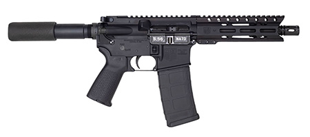 DBF DB15 5.56 7" W/6" MLK 30RD BLK
