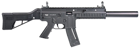 Mauser M15 22LR Faux supressor Black 16" 3 position side folding stock; Folding front/rear sights; 1x22rd mag