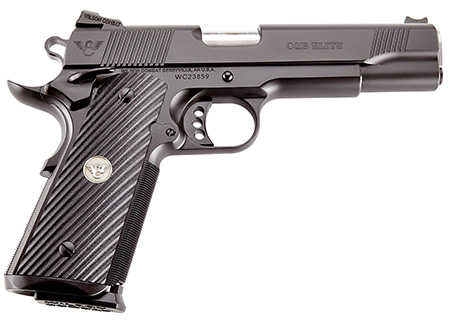 Wilson CQB Elite Full Size 5in Black Armor 45acp (2) 8rd mags