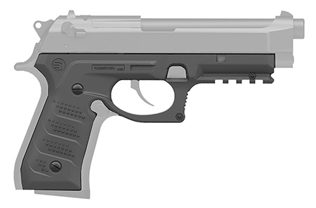 REC BC2-04       BER 92/M9 GRIP AND RAIL SYS GREY