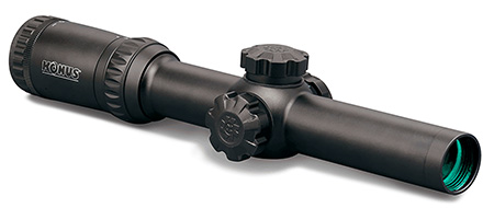 KonusPro M30 1X-4X24mm Riflescope - engraved/ill Center Dot Reticle