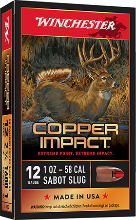 WIN COP LF 12GA SABOT SLUG 2-34'' 5