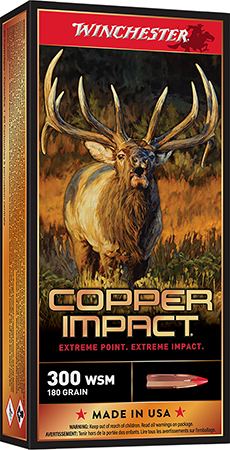 WINCHESTER COPPER IMPACT 300WSM 180G LEAD FREE 20RD BX 200RD CASE