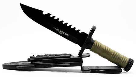 CAMP HMV-KFXB-01  HUMVEE NEXT GEN SUR KNIFE (GRN)