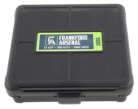 Frankford Arsenal Hinge-Top Ammo Box #1001 380-9mm  100 ct.