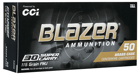 BLAZER BRASS 30SC 115GR FMJ 50/1000