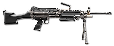 FN M249S 5.56NATO 18.5" BELT BLK