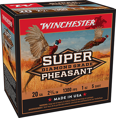 WIN SUPER PHEASANT DG 20GA 2.75 1OZ #5 25/10