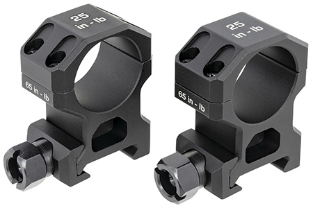 SIG BUCKMSTRS RINGS 1" ALUM HIGH BLK