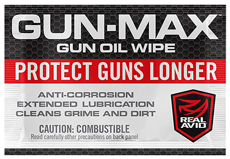 REAL AVID GUN-MAX OIL WIPES 25PK