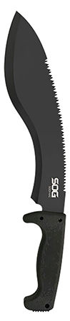 SOG KUKRI MACHETE 12" BLK MACHETE CLAM PACK MACHETE CLAM PACK SOG
