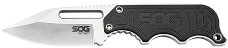 SOG Instinct - G10 Handle - Satin - 2.3" Fixed Blade Molded Nylon Sheath