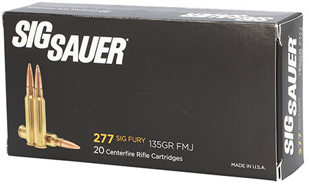SIG AMMO 277SIG FURY 135GR ELITE FMJ 20/10