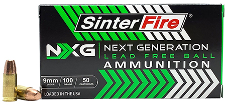SINTERFIRE SF9100NXG  9MM 100GR              50/20