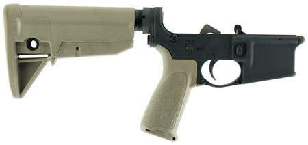 COMPLETE LOWER RECEIVER W/ BCMGUNFIGHTER™ STOCK FOR AR-15