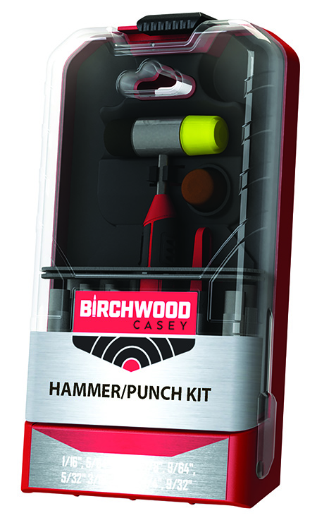 Birchwood Casey ARPNCHHMKIT Hammer & Punch Kit Black/Red AR Platform Firea-img-1
