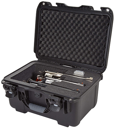 NANUK 918-REV01  NANUK CASE W/FOAM REVOLVER BLACK