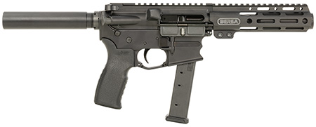 BERSA AR9 HGA 9MM 4IN BBL MATTE BLACK GLOCK 3-31RD MAG COMPENSATOR