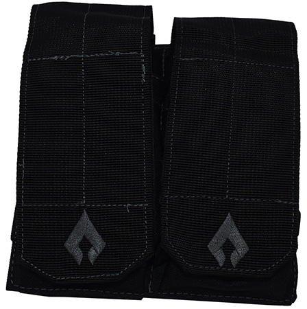 AWS AROTTMP-BL    OPENTOP DBL   MAG POUCH      BLK