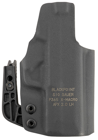 SIG HOLSTER P365 X MACRO APX 2.0 LH BPT BLK